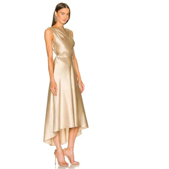 green emerald velvet dress APOTHEA Jena Dress main image 1